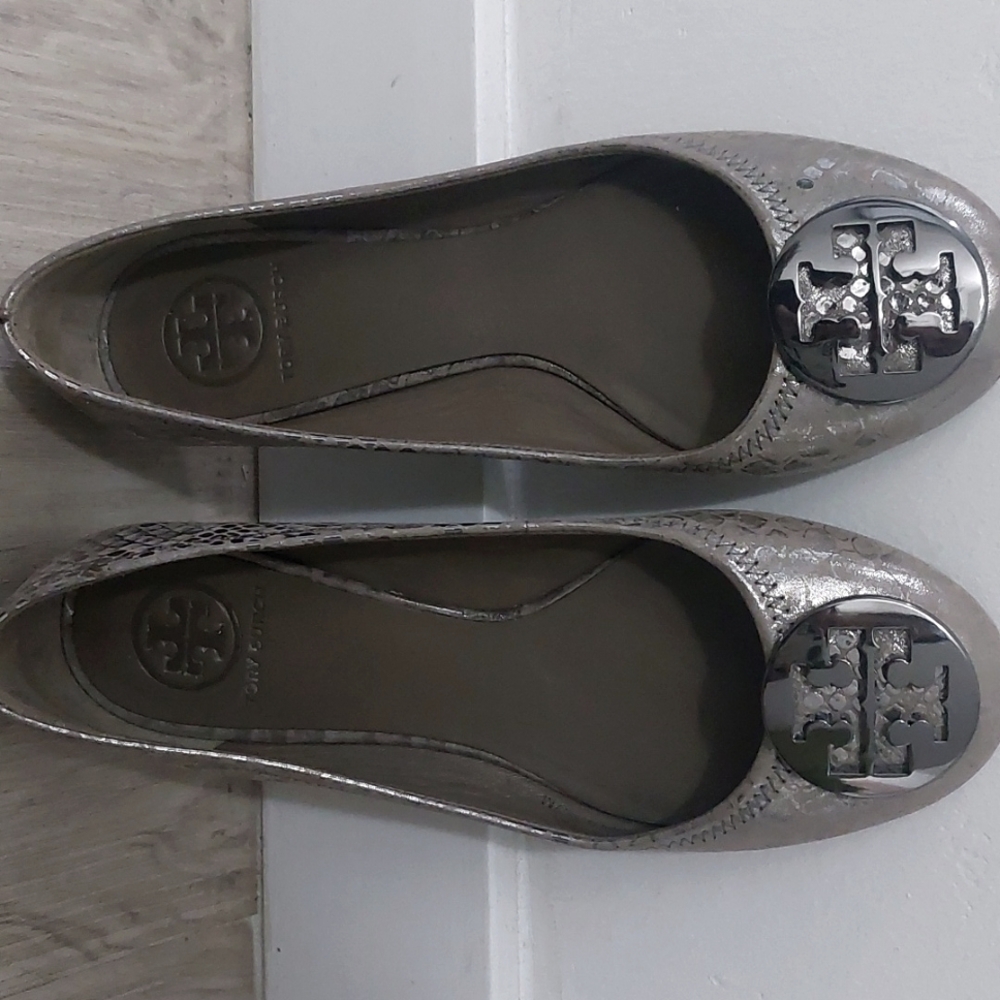 Tory Burch Metallic Flats
